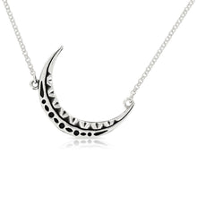 Load image into Gallery viewer, SILVER MOON NECKLACE - Amabis
